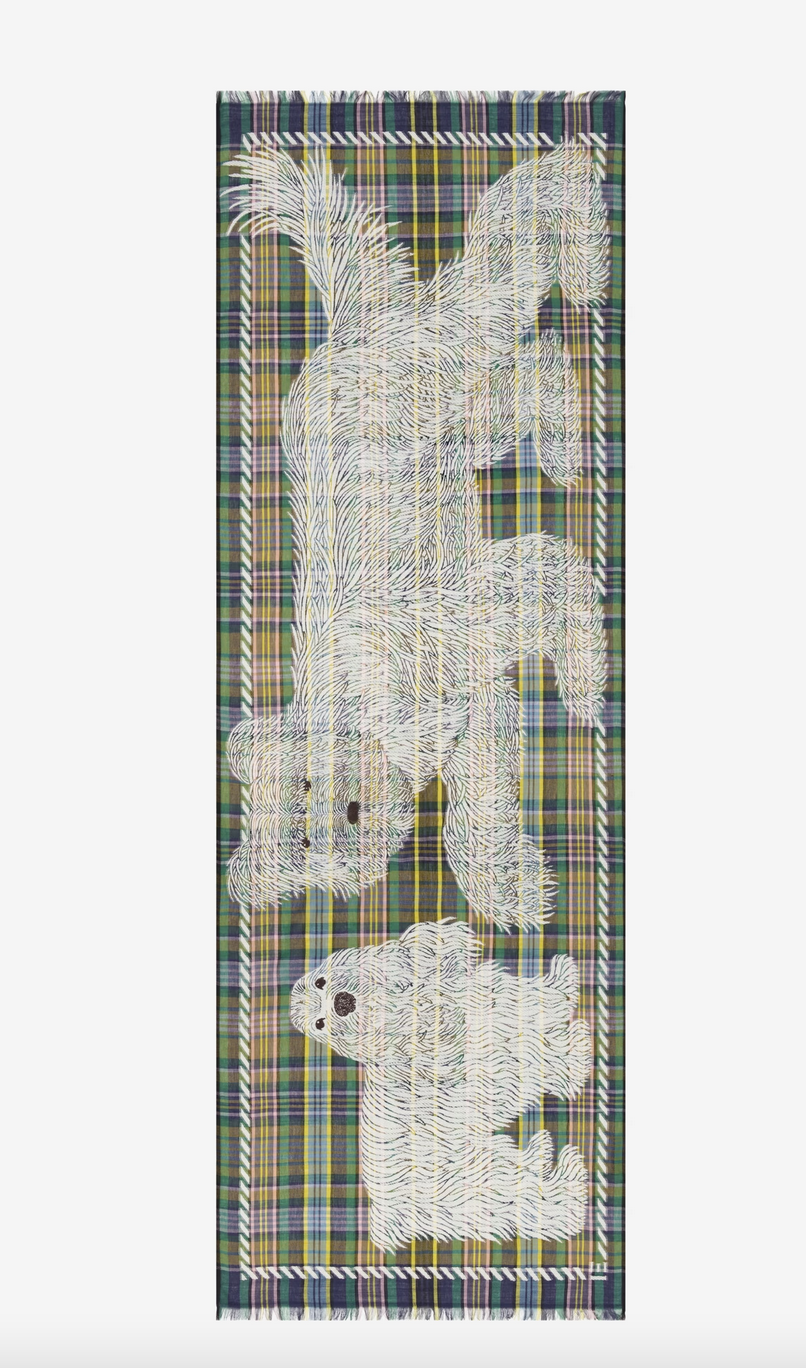 scarf 70 3D khaki
