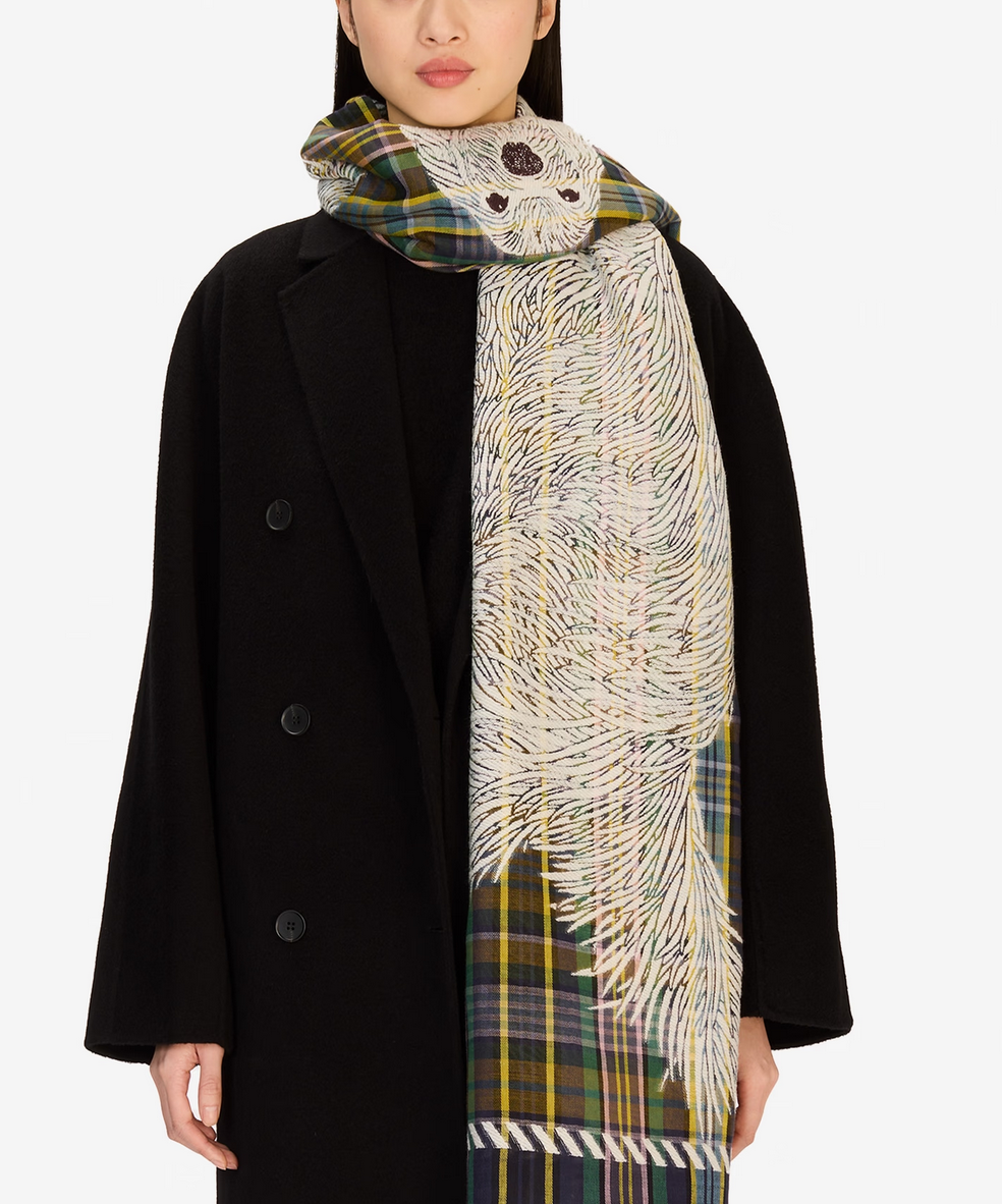 scarf 70 3D khaki