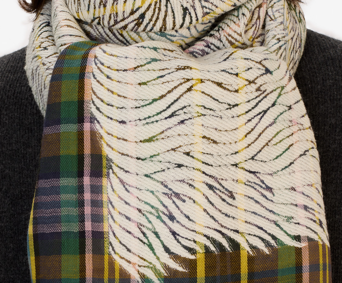 scarf 70 3D khaki