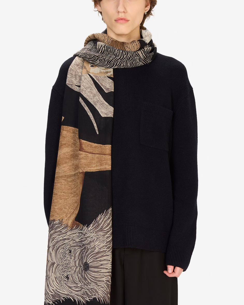 scarf 100 toutou black