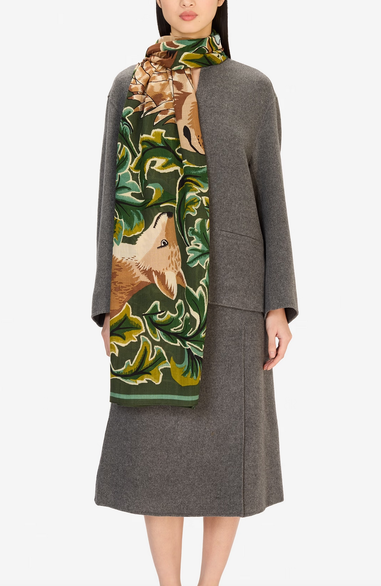 scarf 100 leonard khaki