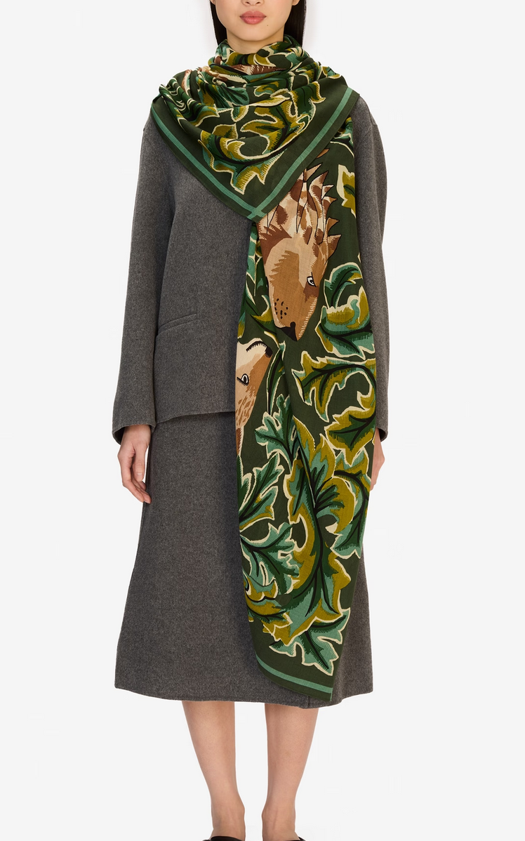 scarf 100 leonard khaki