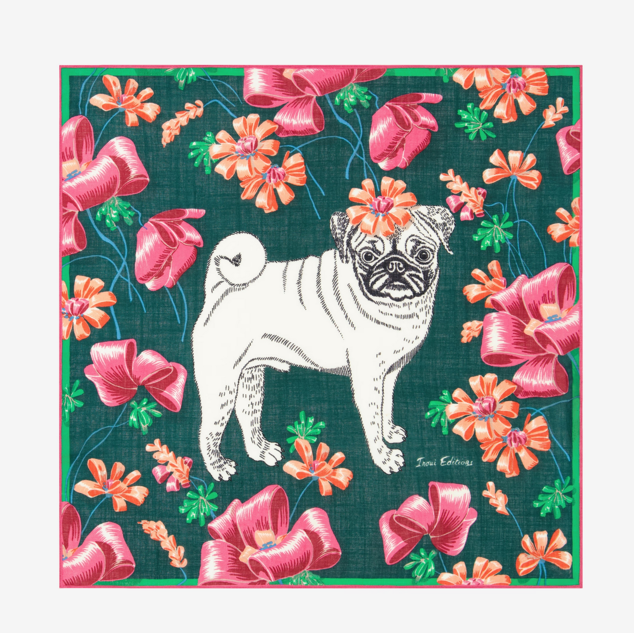 square scarf 70 toutou