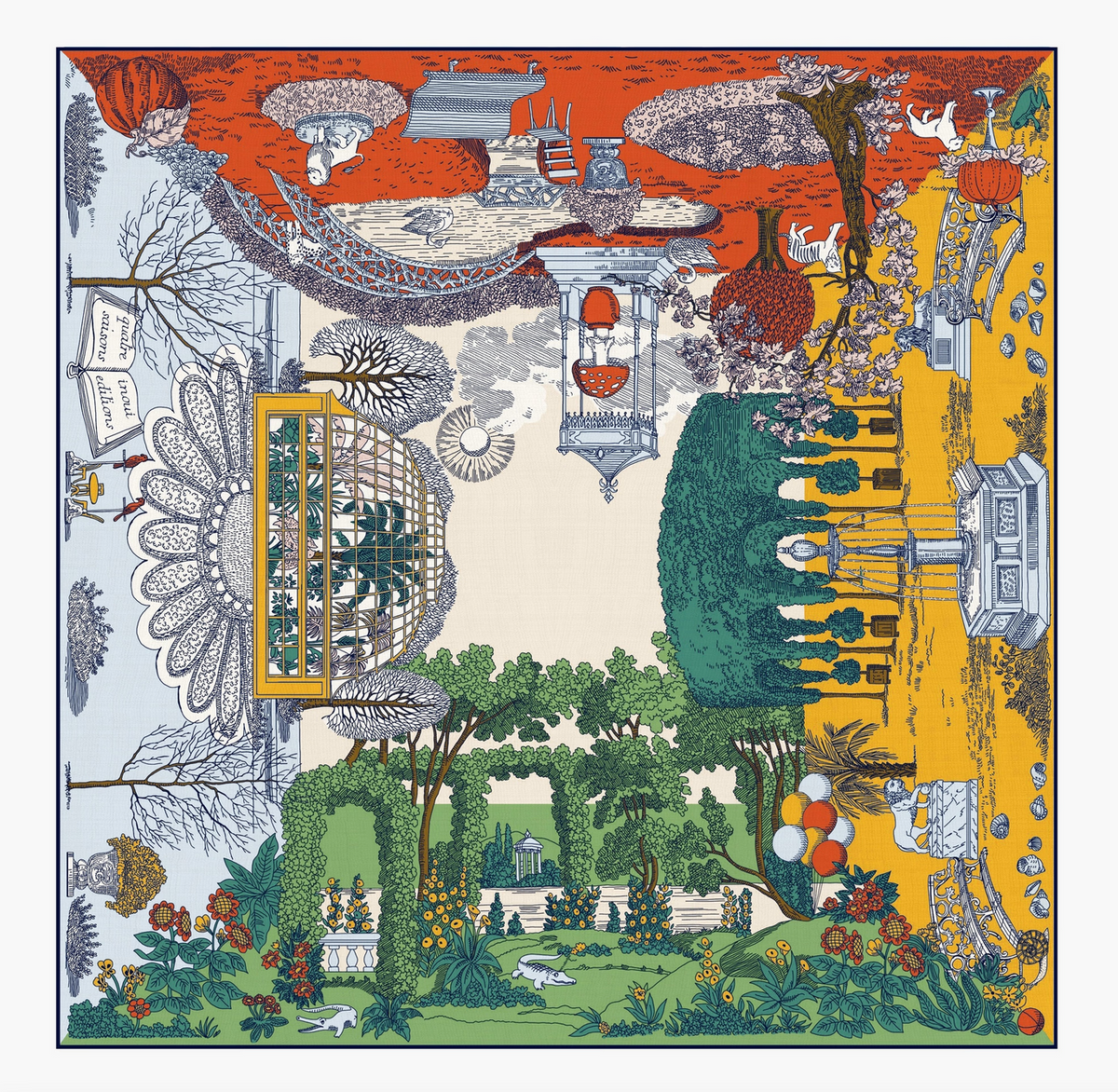 square 100 quatre saisons natural