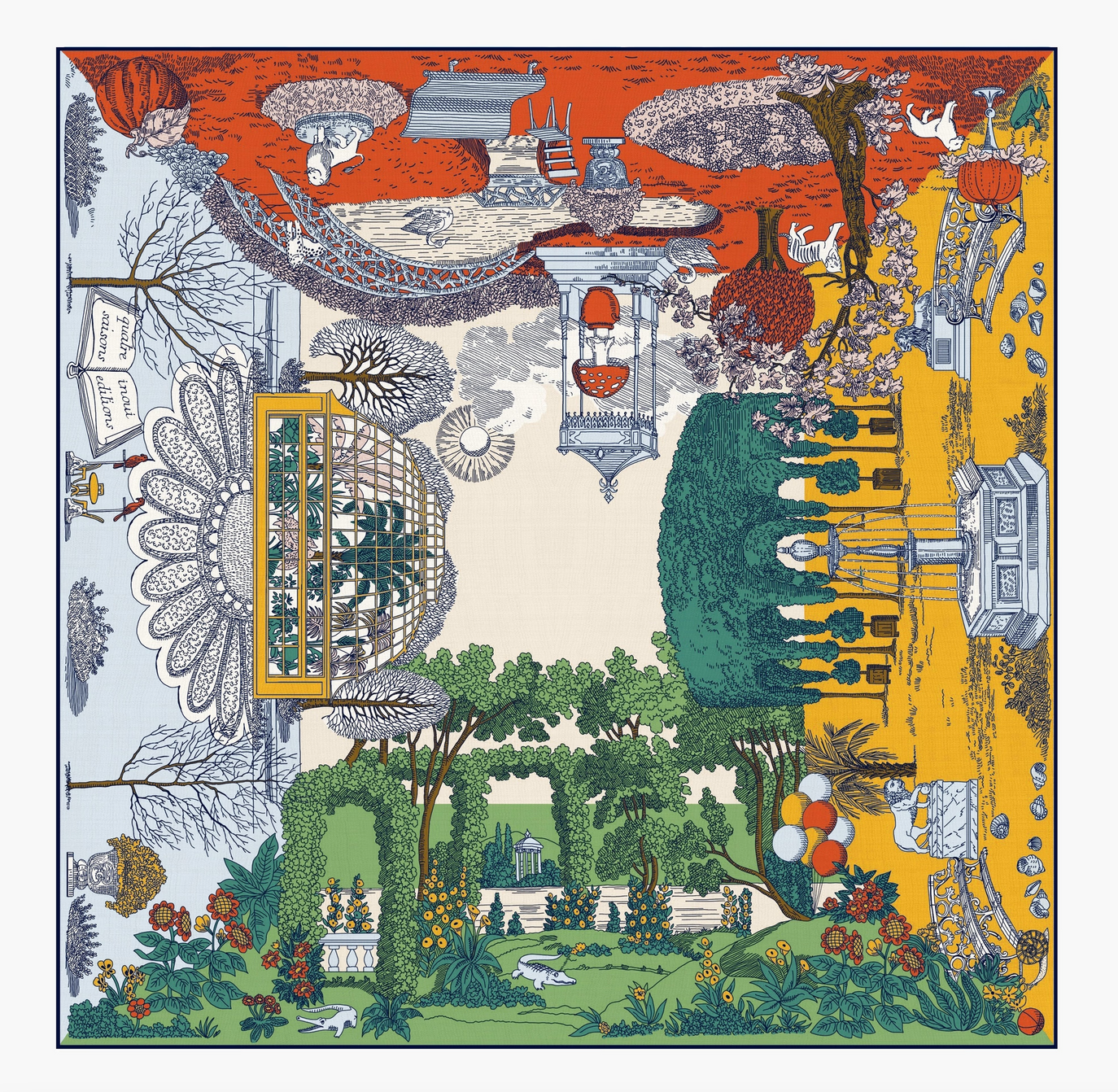 square 100 quatre saisons natural