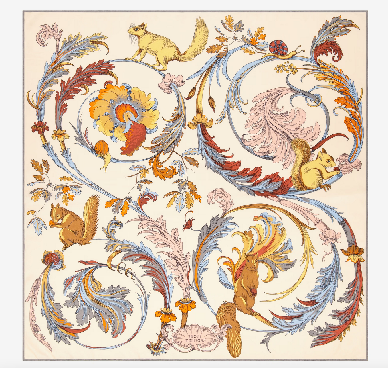 square 100 rococo white