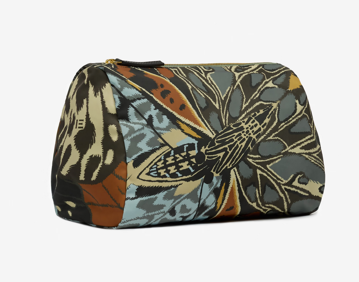 nylon case papillons natural size medium