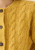 Kinsley speckled wool cardigan corn