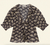 Henri top noir rosier floral