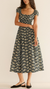 Quinley dress noir rosier floral