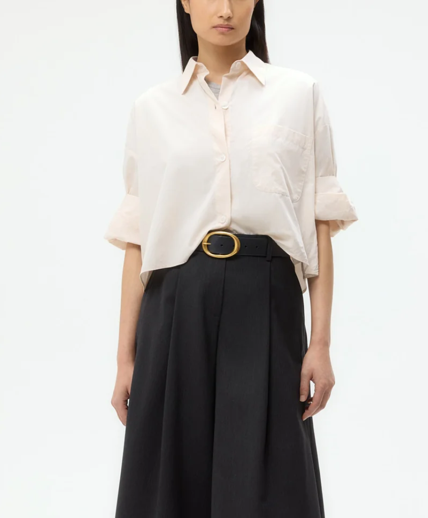 next ex shirt in superfine cotton pink tint