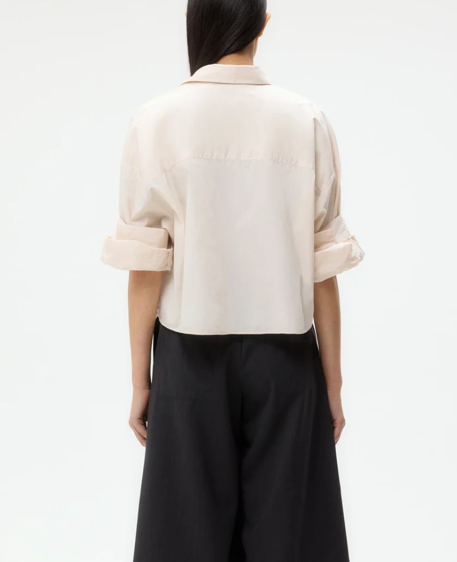 next ex shirt in superfine cotton pink tint