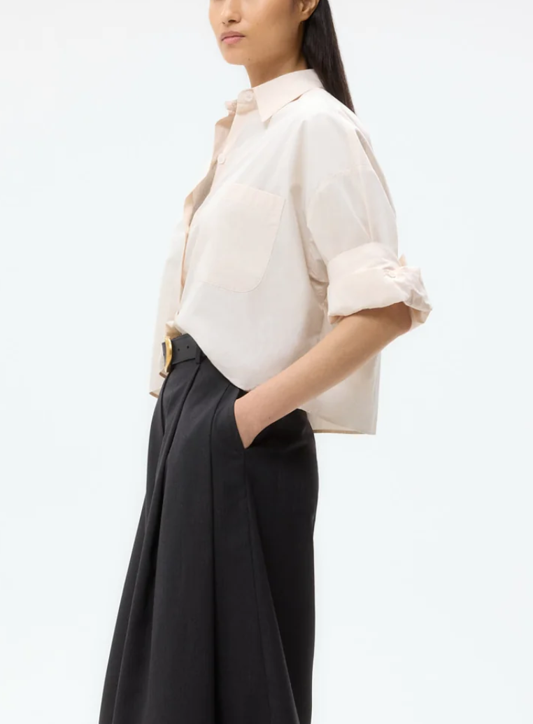 next ex shirt in superfine cotton pink tint