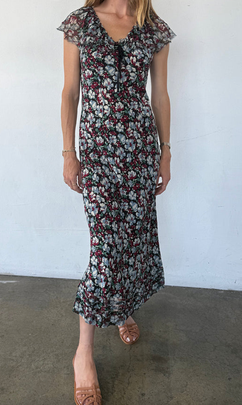heidi dress peonia print