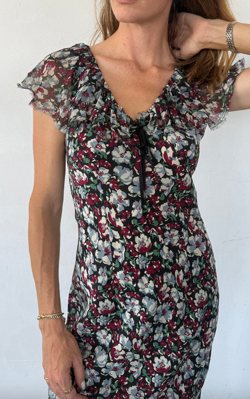 heidi dress peonia print