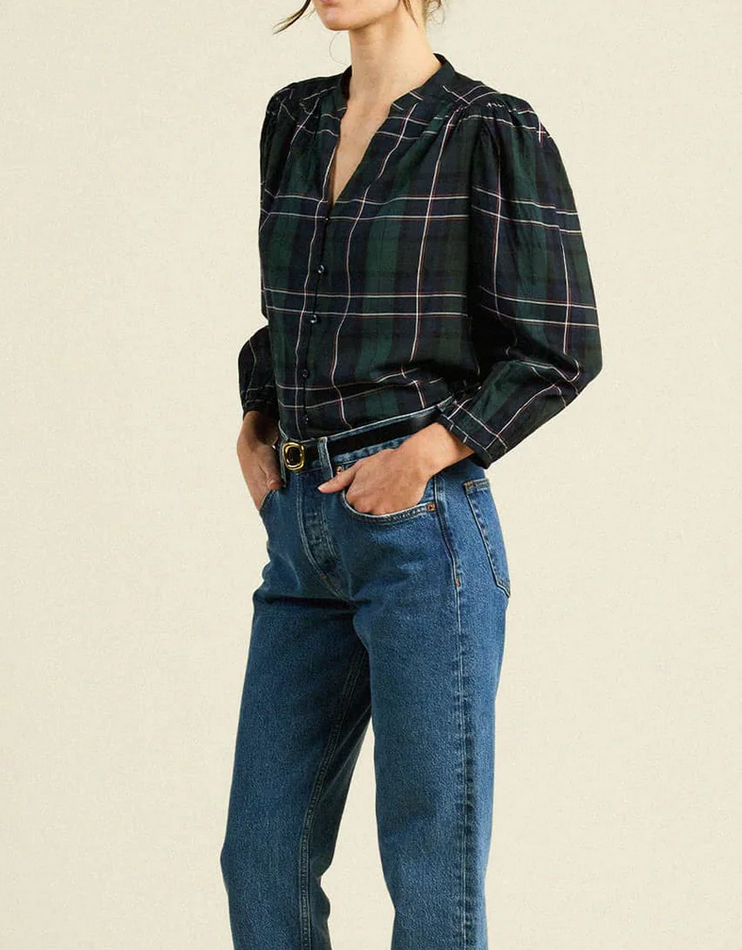 maisey blouse windsor plaid