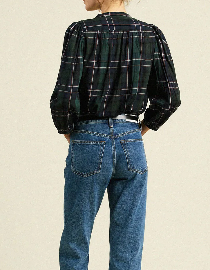 maisey blouse windsor plaid