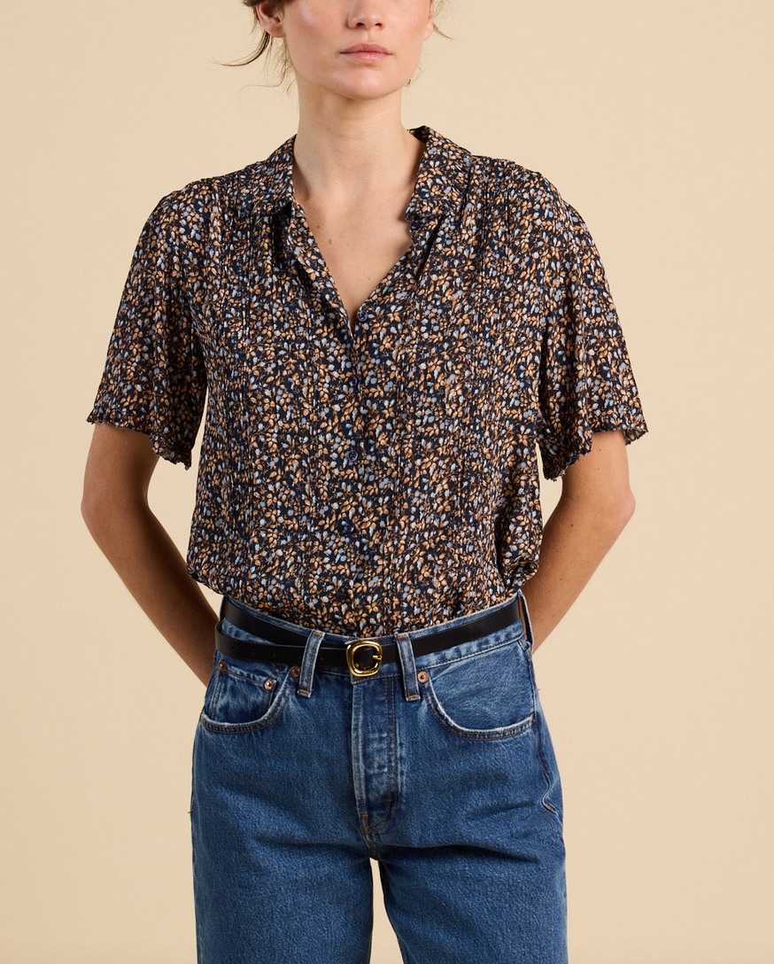 Millie blouse nightshadow ditsy