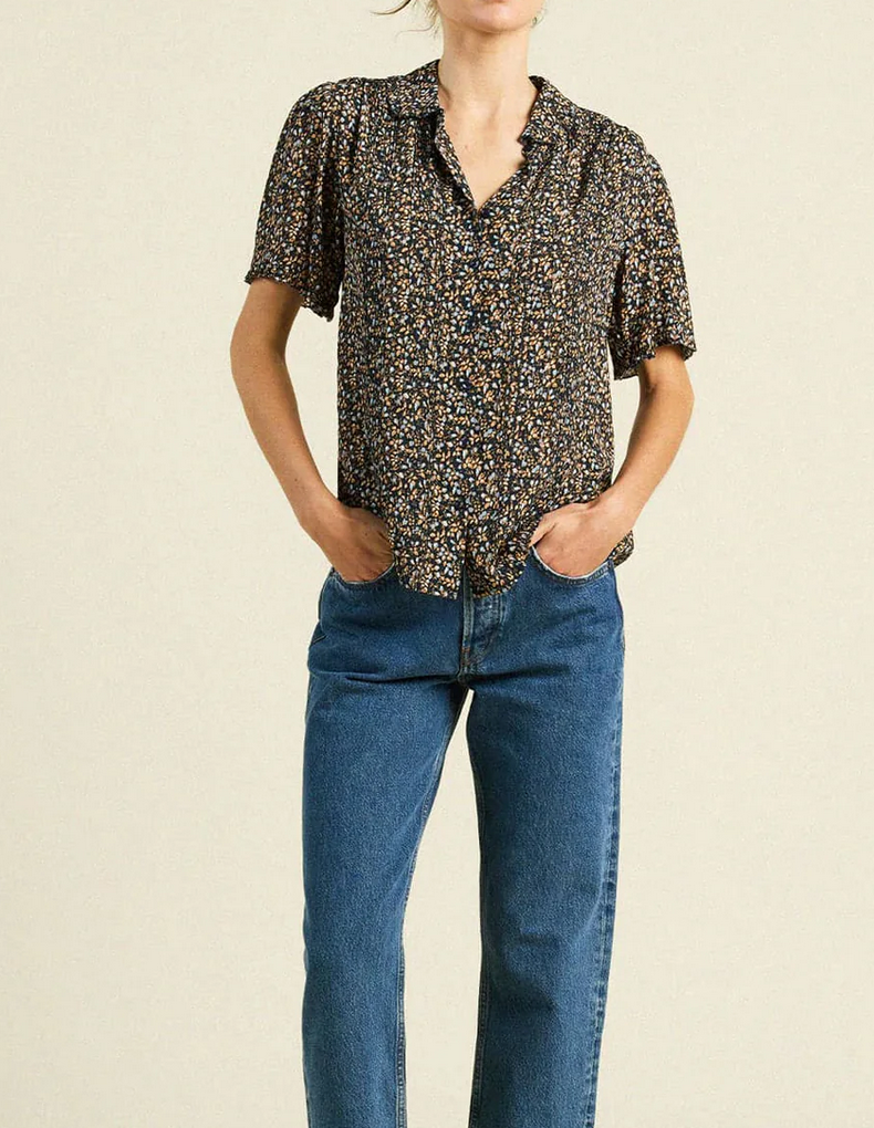 Millie blouse nightshadow ditsy