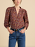 maisey blouse brandied pear