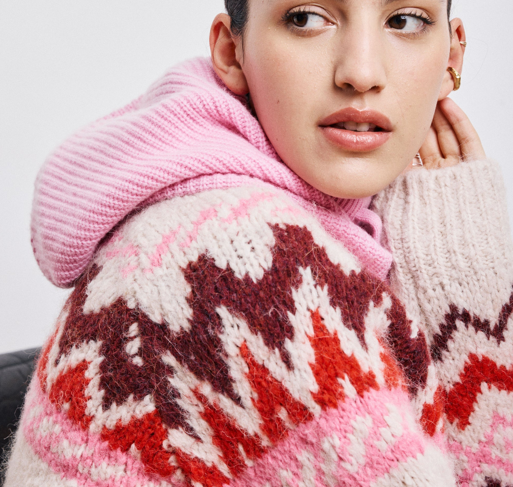 Mellon beanie cashmere pink