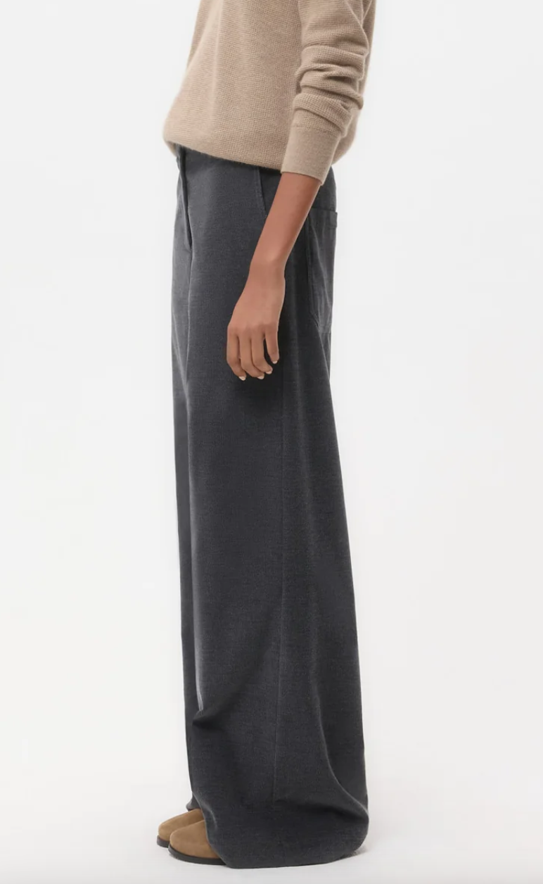 charcoal heather grey Dylan pant in corduroy