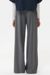 Medium heather grey Downing pant in stretch wool