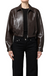 Essie recycled cropped jacket chocolate brown