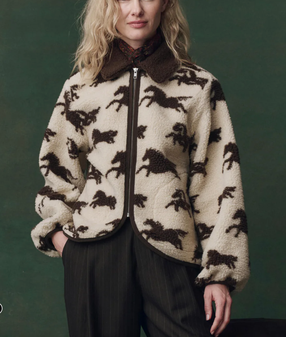 the pasture jacket cream with hickery