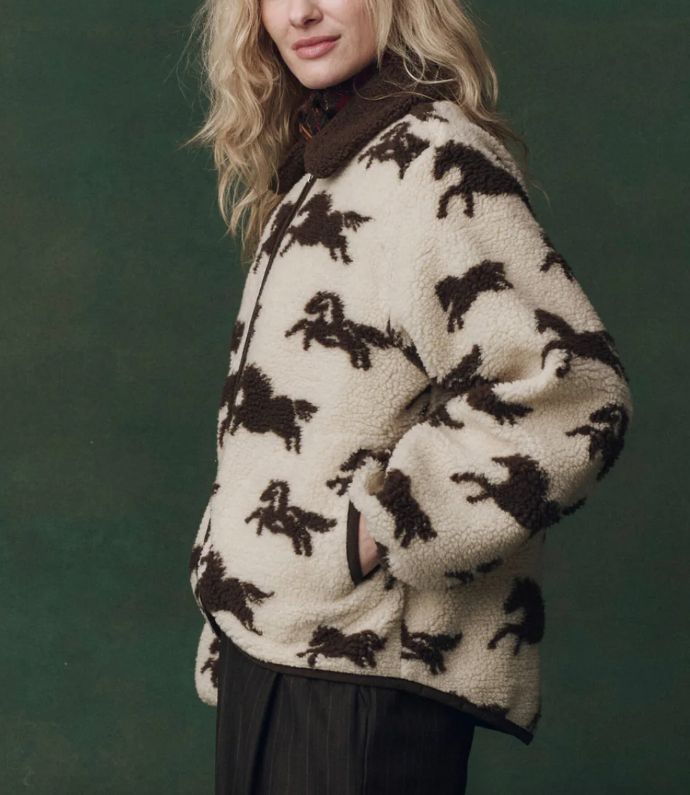 the pasture jacket cream with hickery