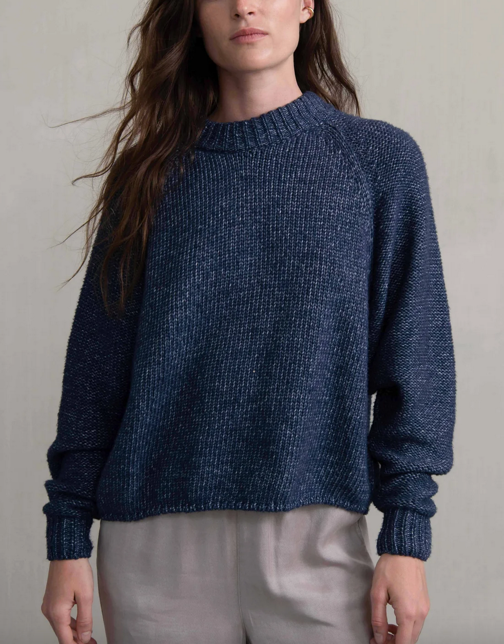 Codes sweater in lapis