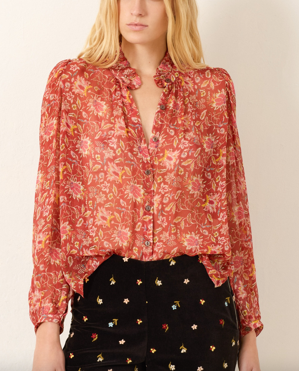 annabel sunset ember shirt