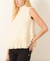 sonia snow fringe top white