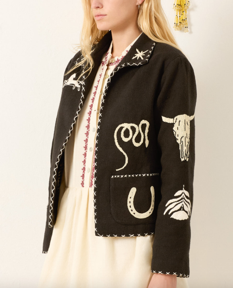 Francis noir tattoo jacket black noir