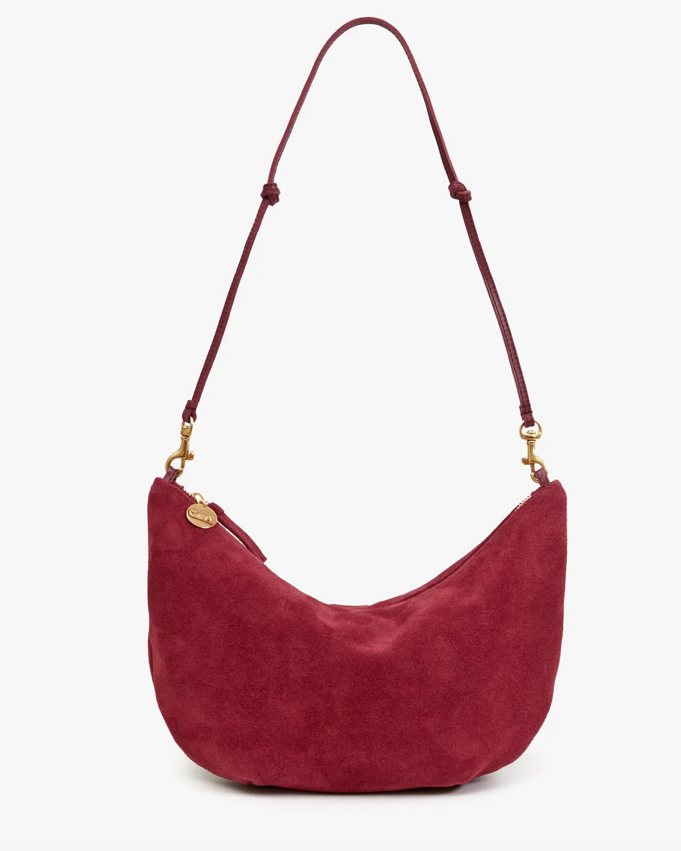 Lune in currant with cameo shortie strap