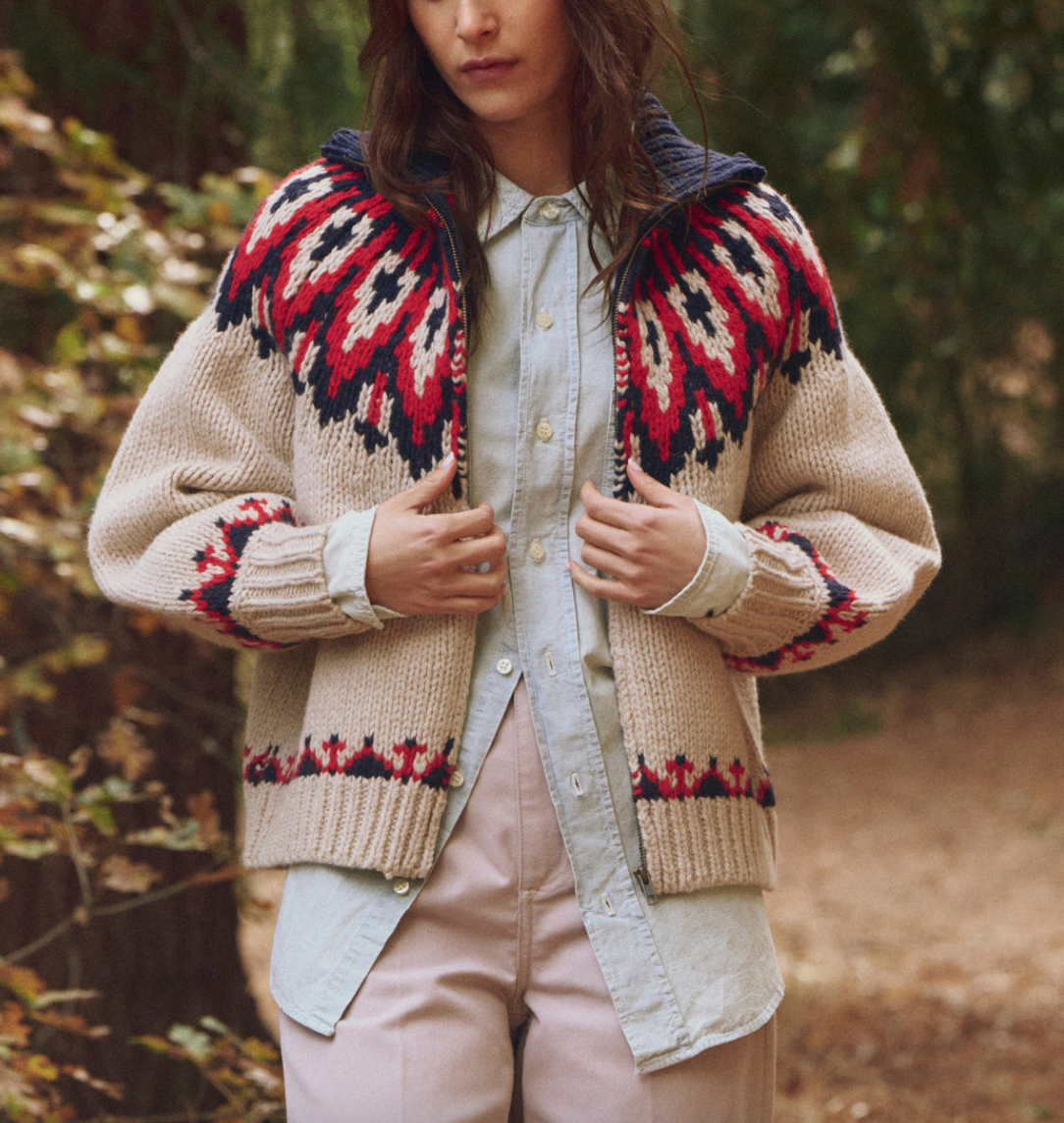 the nordic sweater glacier fair isle