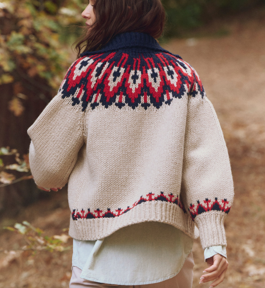 the nordic sweater glacier fair isle