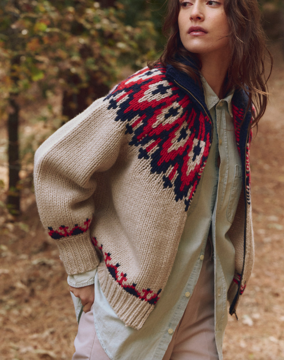 the nordic sweater glacier fair isle