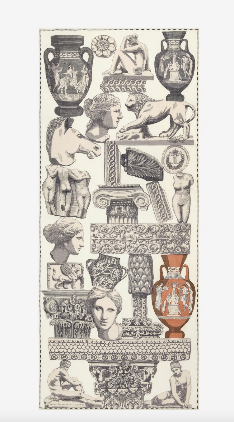 scarf 80 archives white