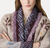 Sogni jacquard longline cardigan coat in baby alpaca avorio