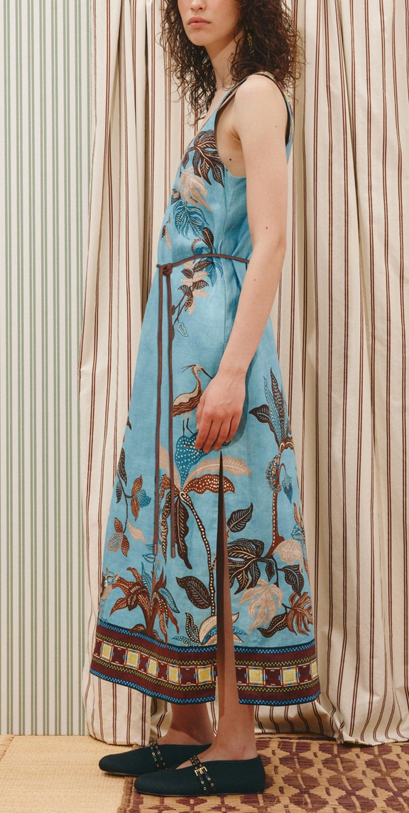 Georgie sleeveless midi dress