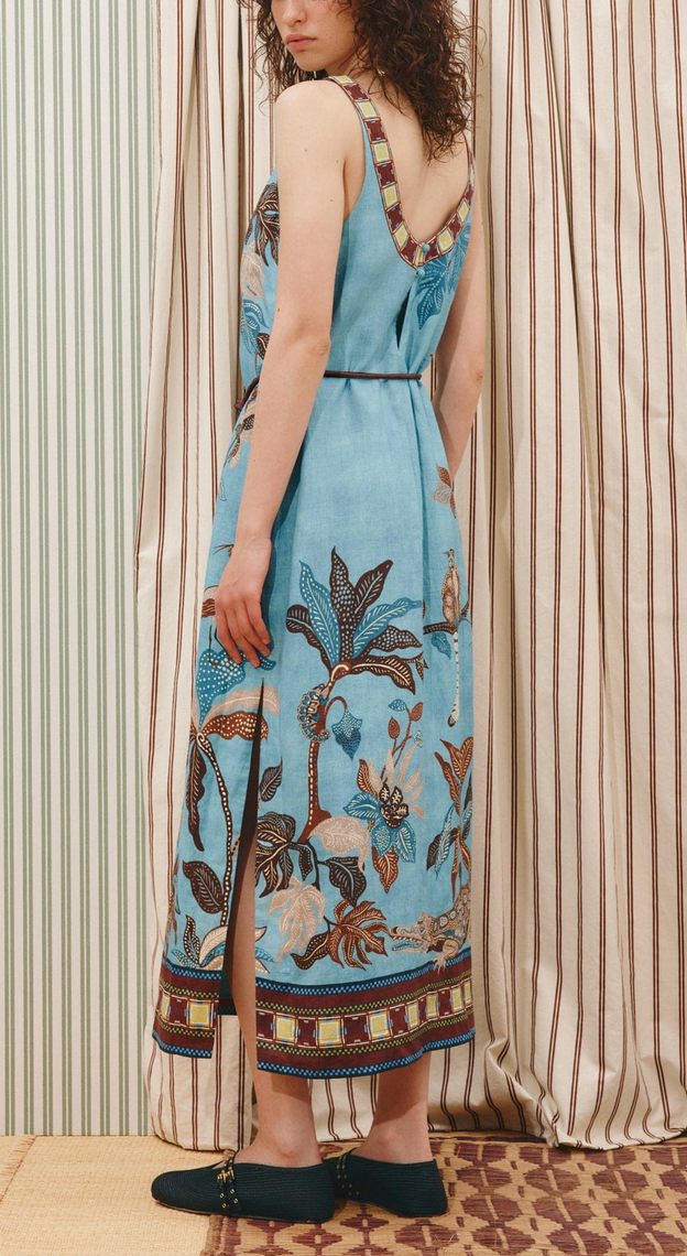 Georgie sleeveless midi dress