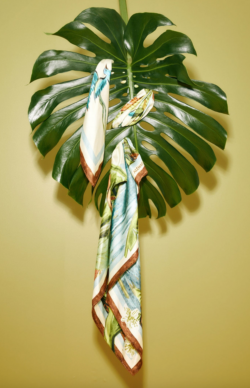 toucan tango silk scarf