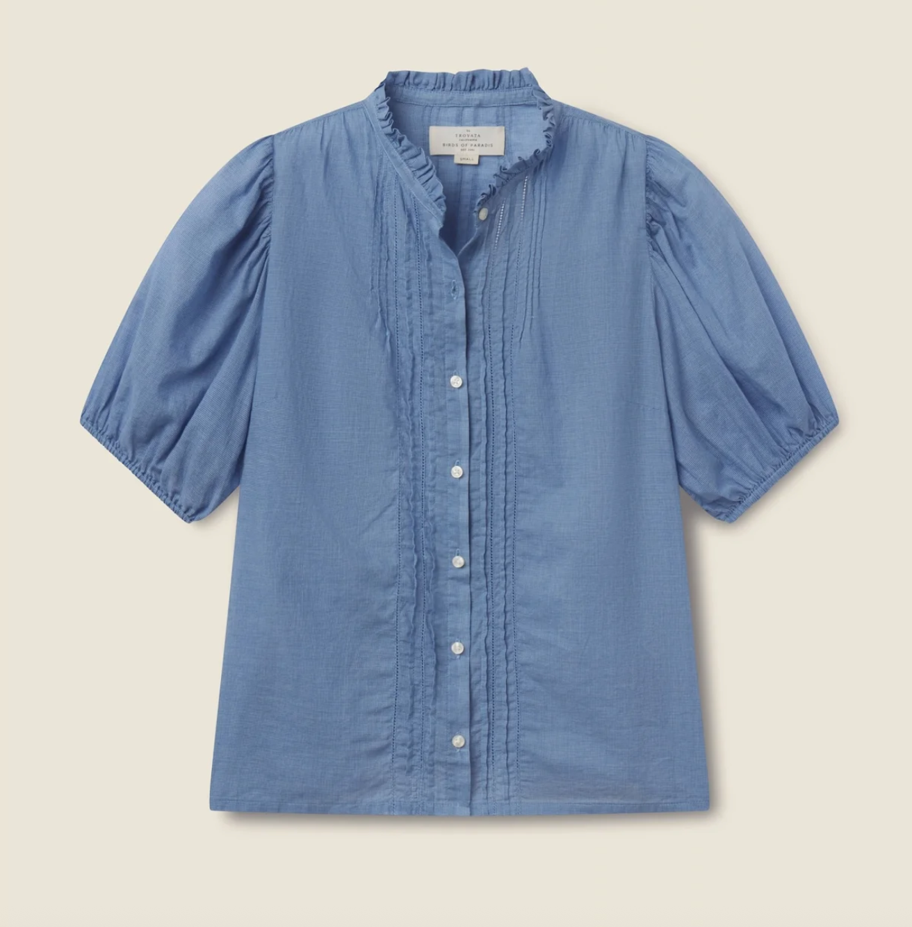 mira blouse brisa houndstooth