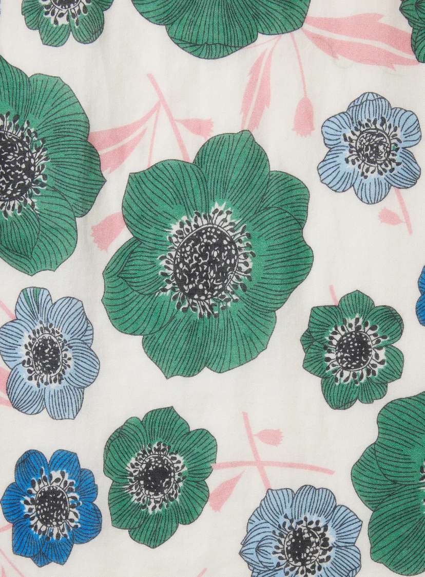 loren blouse green house bloom