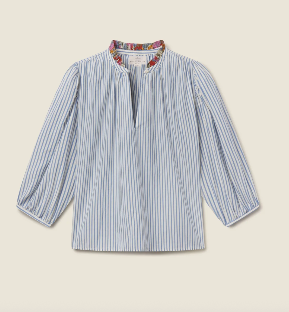 orly blouse seaside stripe