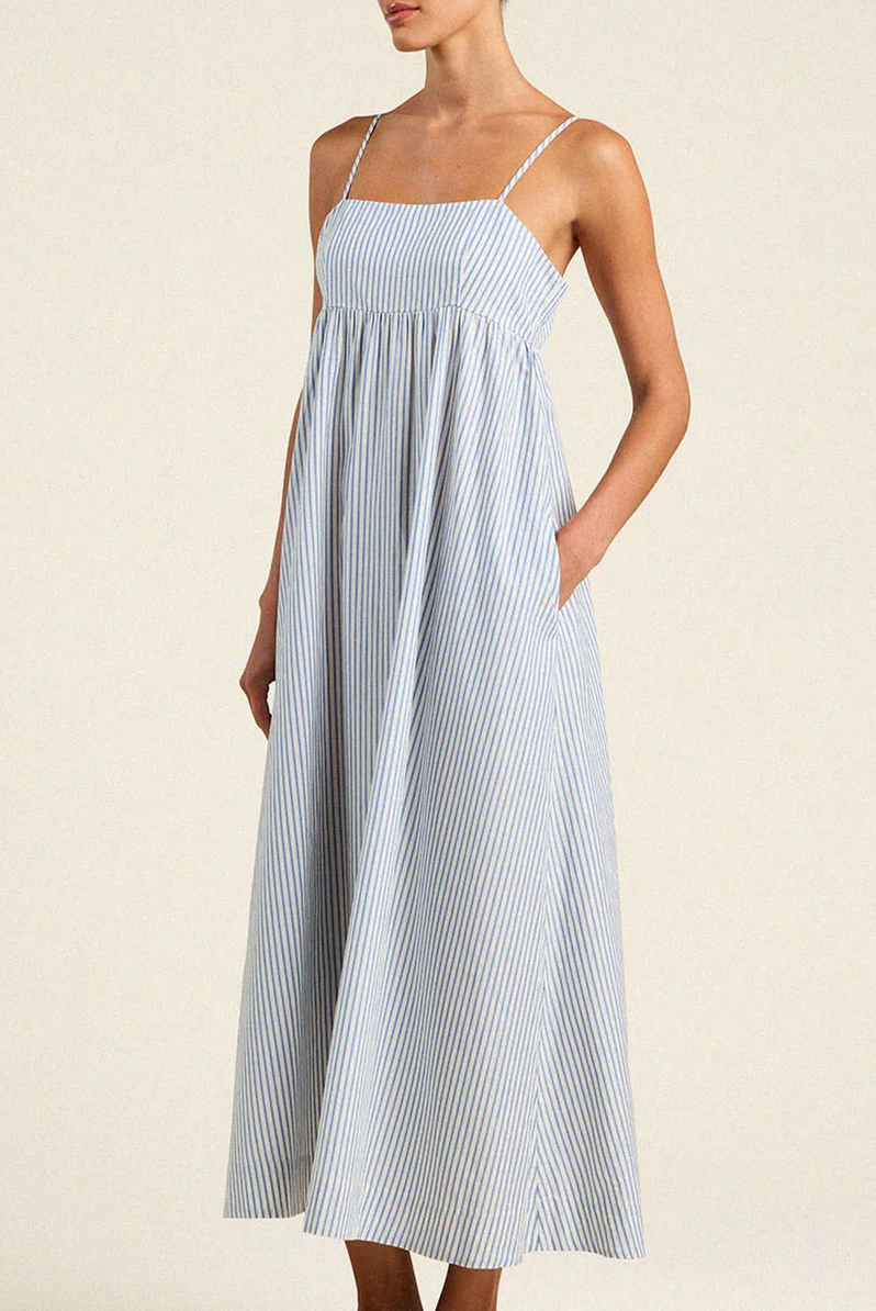 mirela dress seaside stripe