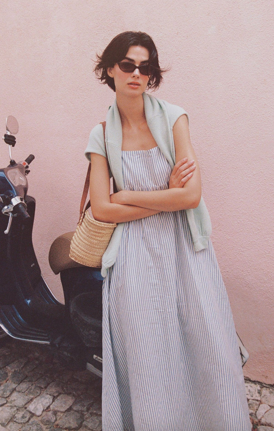 mirela dress seaside stripe