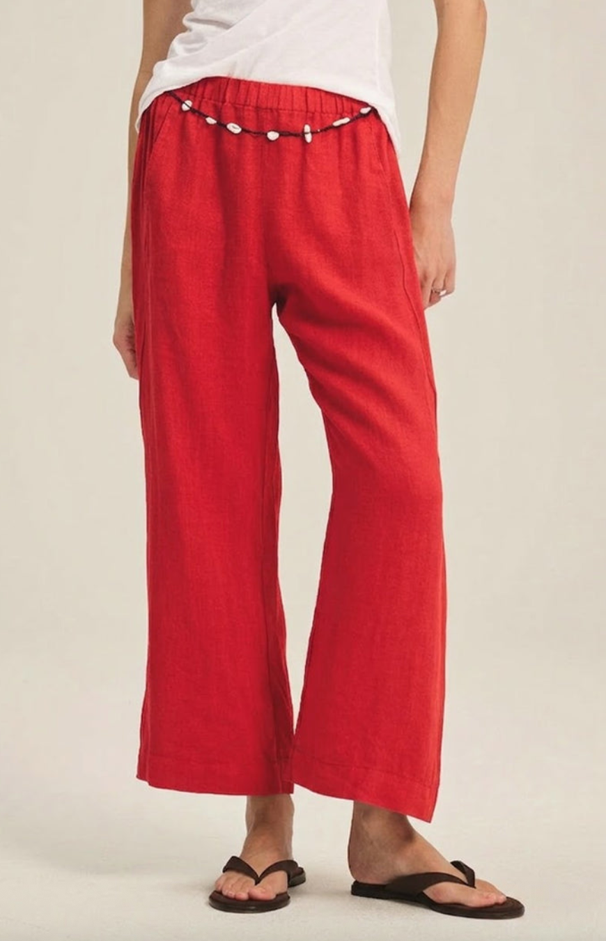 lola linen pant lipgloss