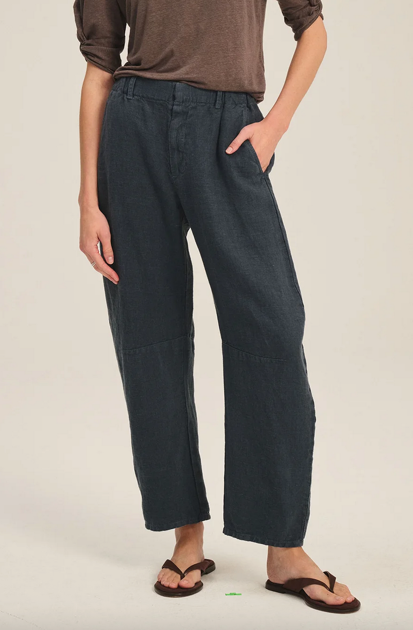taylor heavy linen pant shadow